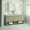 James Martin Vanities 72'' Double Vanity, Whitewashed Oak w/ 3 CM Victorian Silver Quartz Top 330-V72-WWO-3VSL - alternate 3